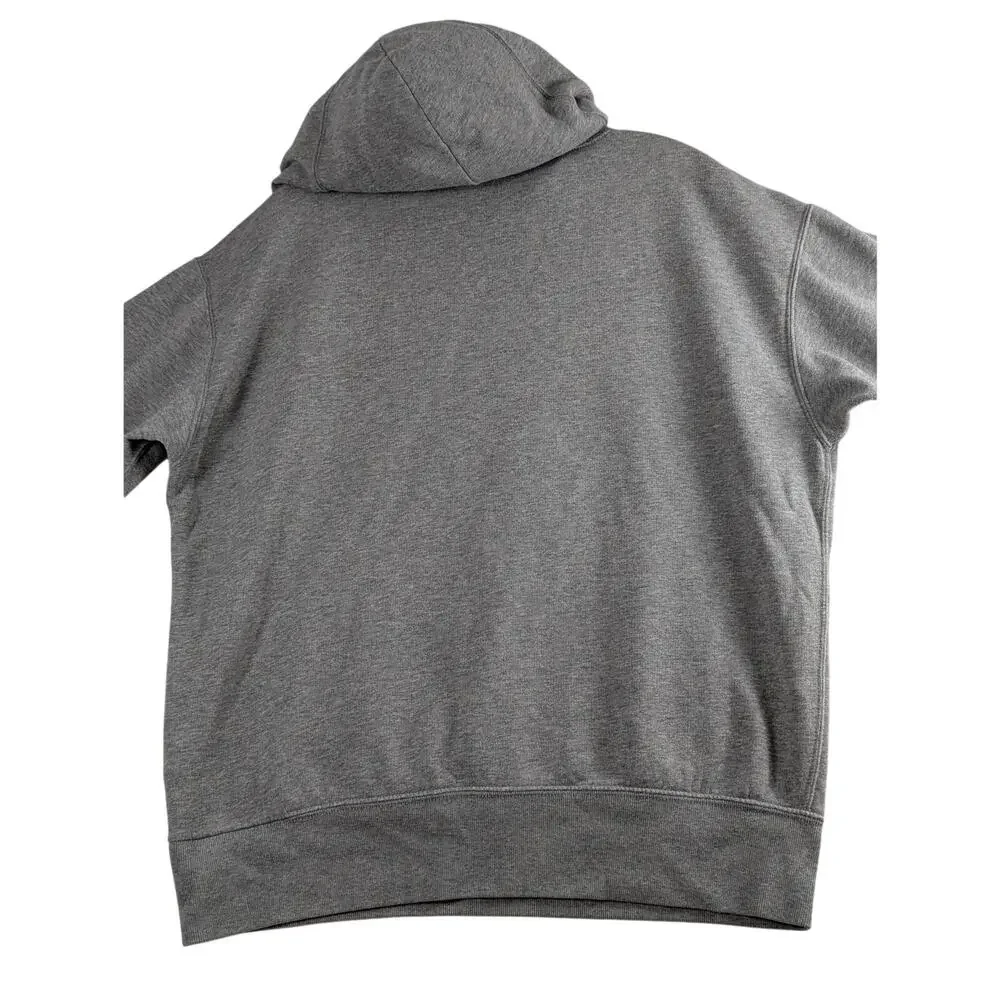 Polo‎ Ralph Lauren Mens Medium Pullover Sweatshirt Embroidered Hood Gray